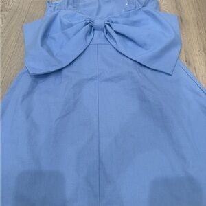 Altar'd State bow Strapless Blue Dress Sz M